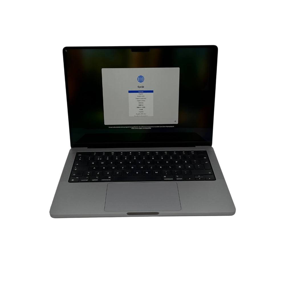 Begagnad MacBook Pro 14" 2021 - M1 Pro - 16GB - 1TB - Rymdgrå