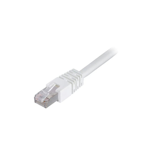 Deltaco F/UTP Cat6 patchkabel, LSZH, 2m, vit