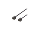 Deltaco Patchkabel Cat6a RJ45 Flat 3m Svart