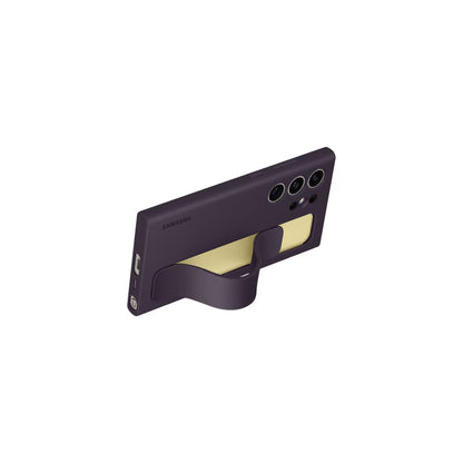 Samsung S24 Ultra Standing Grip - mobilskal - Mörkviolett