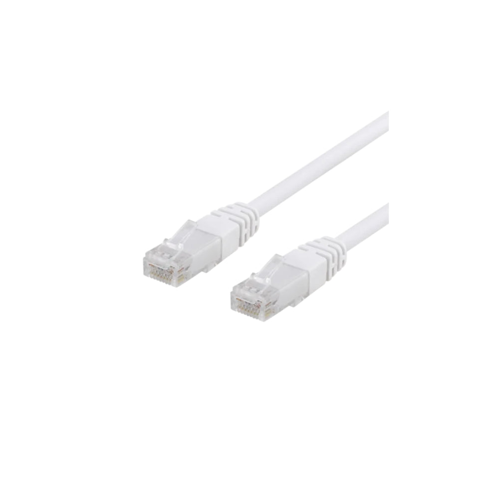 EPZI U/UTP Cat6 patch cable, CCA, 0.5m, 250MHz, white