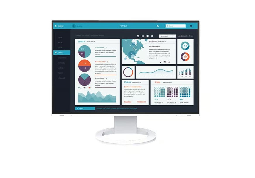 Eizo FlexScan EV2495-WT - 24" - USB-C Dockfunktion - 1920x1200 - IPS - 60hz