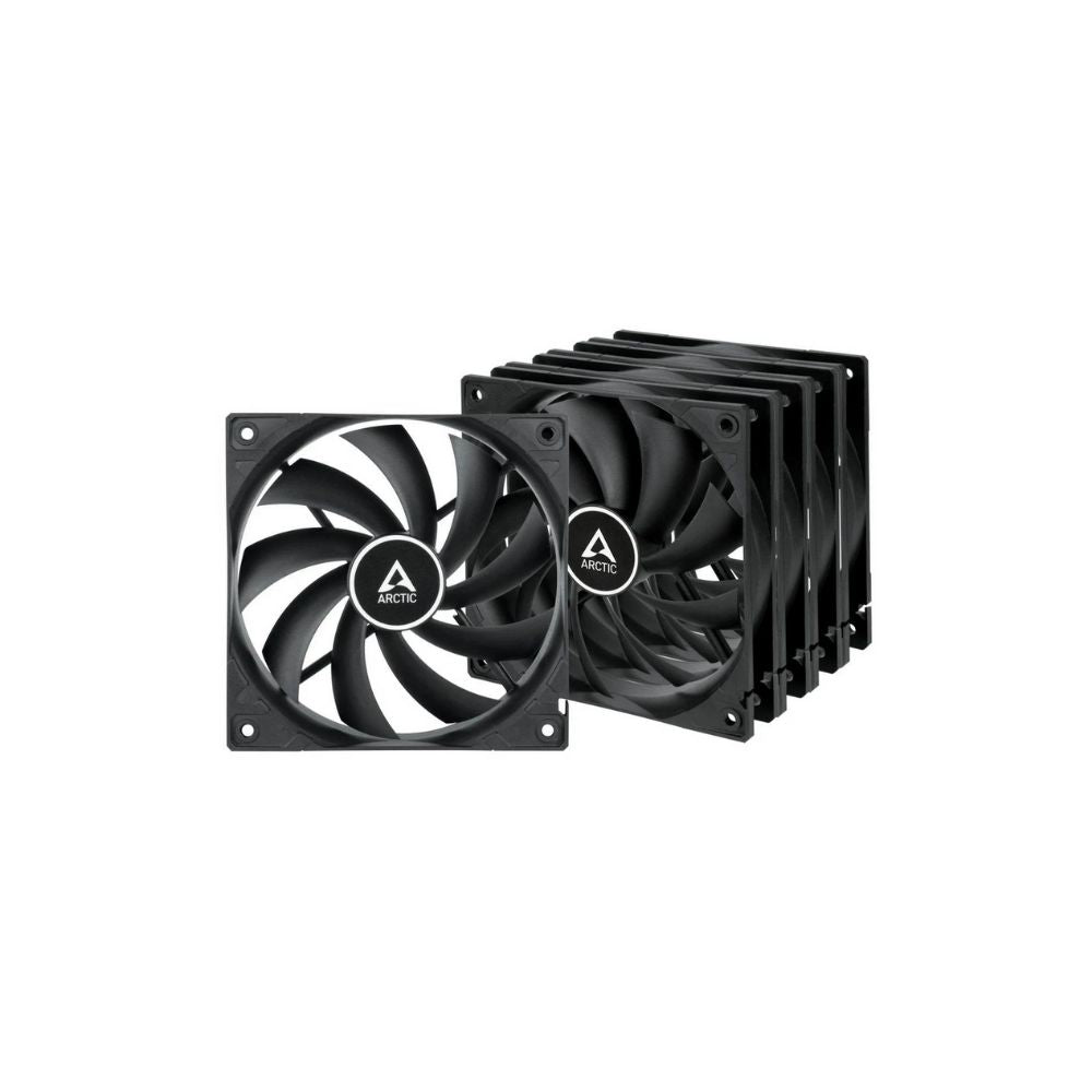 Arctic F12 5-pack Svart 120mm