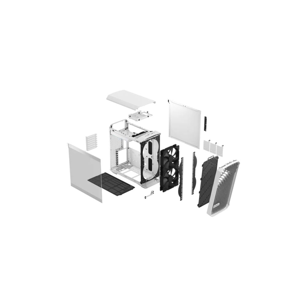 Fractal Design Torrent Compact Klar TG Vit