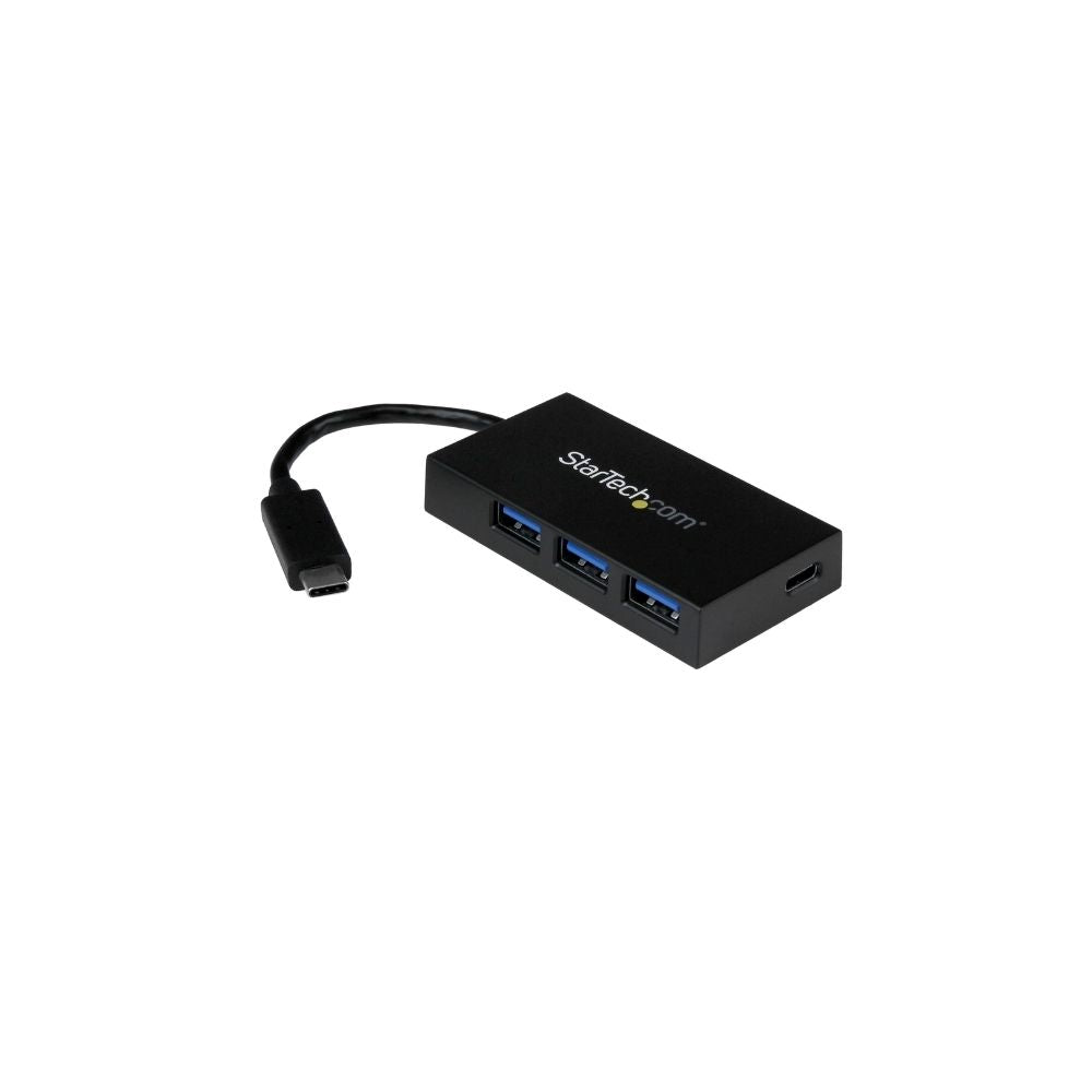 StarTech 4‑Port USB‑C 10 Gb/s Hub med strömknapp