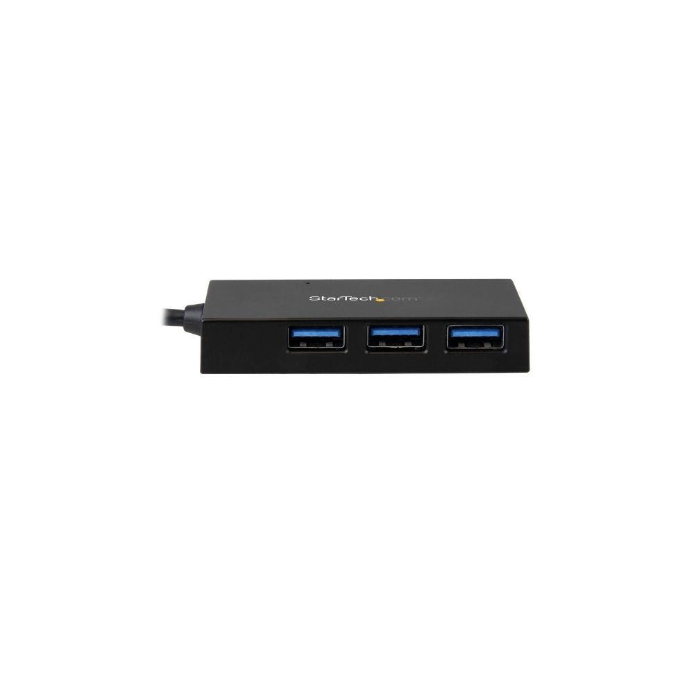 StarTech 4‑Port USB‑C 10 Gb/s Hub med strömknapp