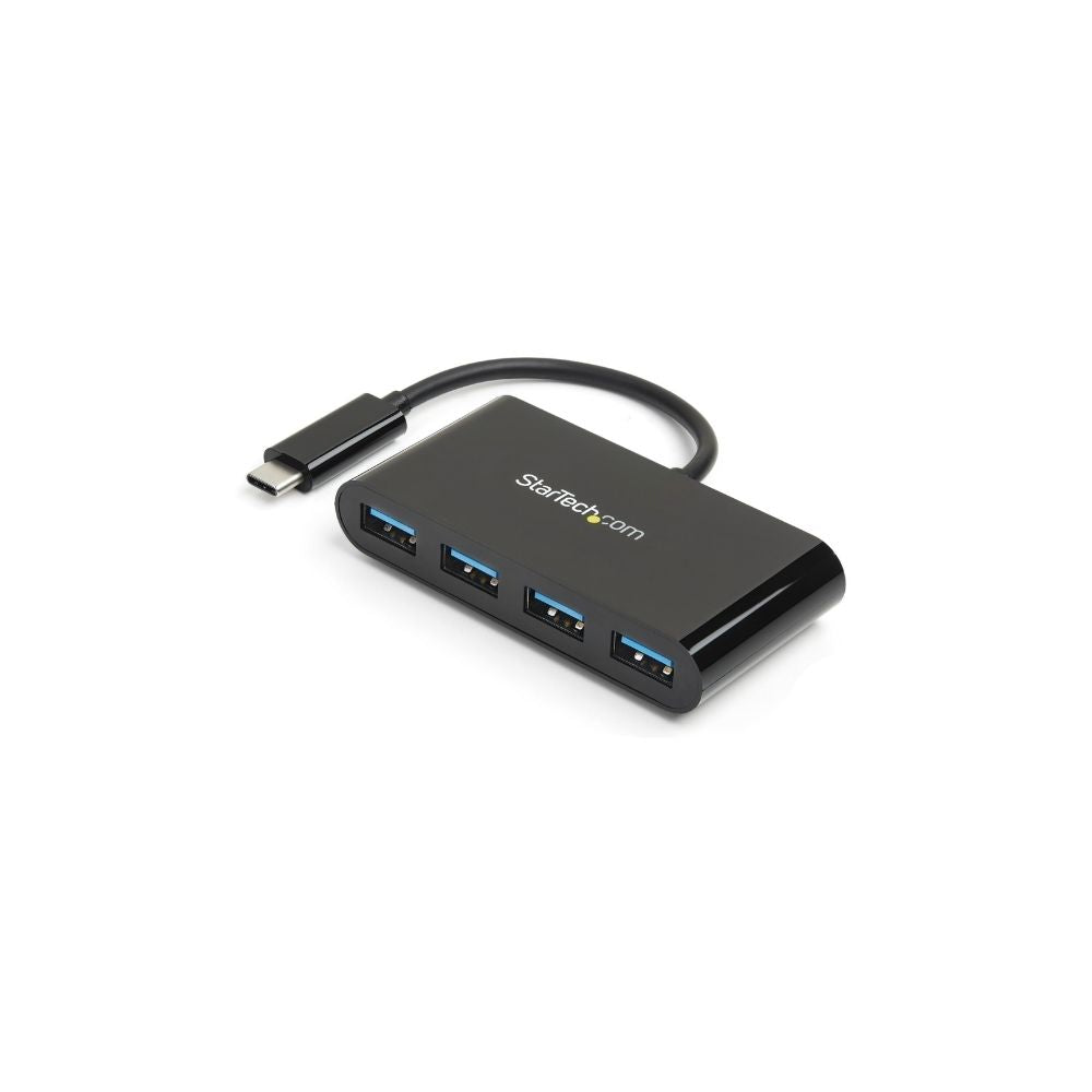 StarTech 4‑Port USB‑A SuperSpeed Laptop/Desktop Hub