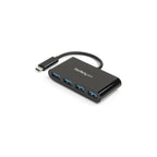 StarTech 4‑Port USB‑A SuperSpeed Laptop/Desktop Hub