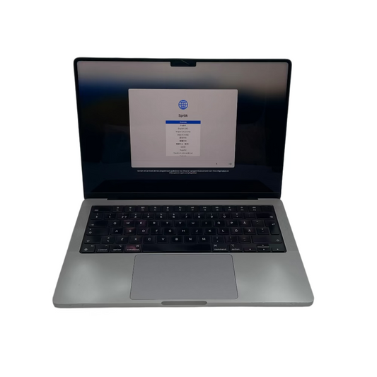 Begagnad MacBook Pro 14" 2021 - M1 Max - 32GB - 1TB - Rymdgrå