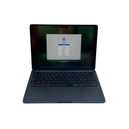 Begagnad MacBook Air 13" 2022 - M2 - 16GB - 256GB - Midnatt