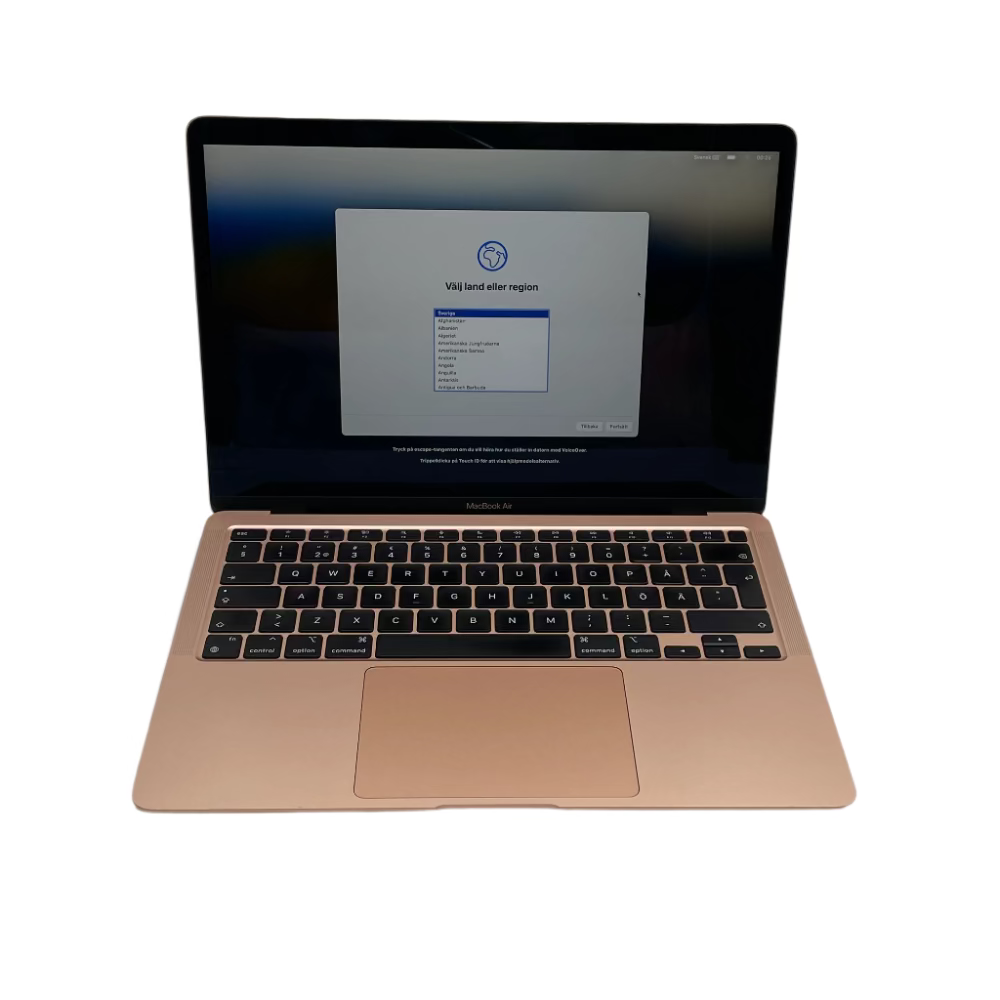 Begagnad MacBook Air 13" 2020 - M1 - 16GB - 512GB - Guld