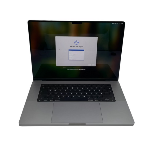 Begagnad MacBook Pro 16" 2021 - M1 Pro - 32GB - 2TB - Silver