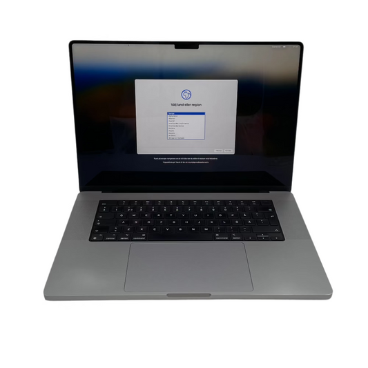 Begagnad MacBook Pro 16" 2021 - M1 Pro - Rymdgrå