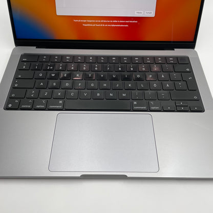 Begagnad MacBook Pro 14" 2021 - M1 Pro - Rymdgrå