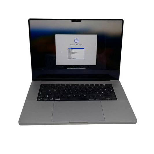 Begagnad MacBook Pro 16" 2021 - M1 Pro - Rymdgrå