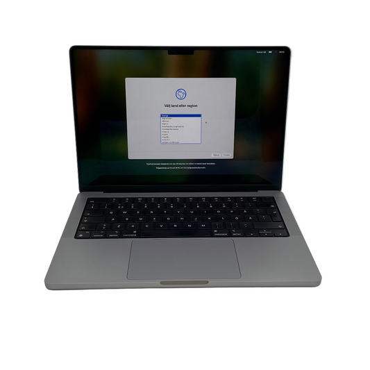 Begagnad MacBook Pro 14" 2021 - M1 Pro - 16GB - 512GB - Rymdgrå