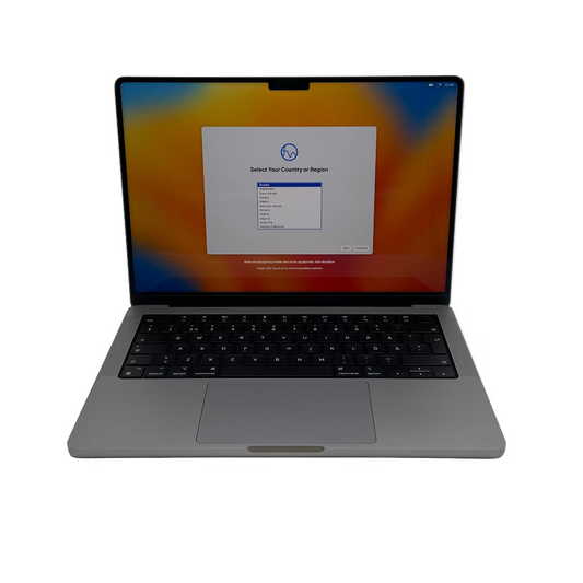 Begagnad MacBook Pro 14" 2021 - M1 Pro - 16GB - 512GB - Rymdgrå