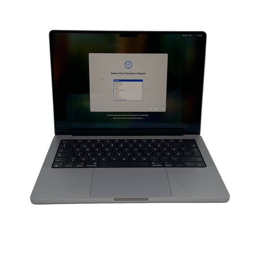 Begagnad MacBook Pro 14" 2021 - M1 Pro - 16GB - 512GB - Rymdgrå