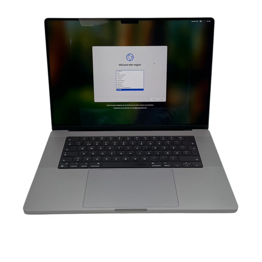 Begagnad MacBook Pro 16" 2021 - M1 Pro - Rymdgrå