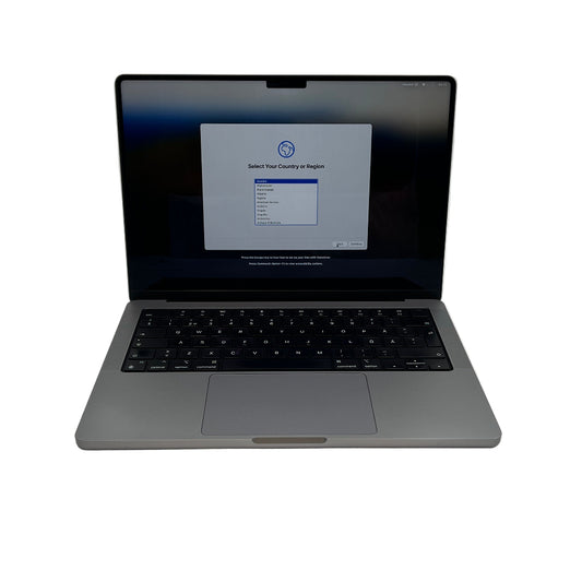 Begagnad MacBook Pro 14" 2021 - M1 Pro - 32GB - 1TB - Rymdgrå