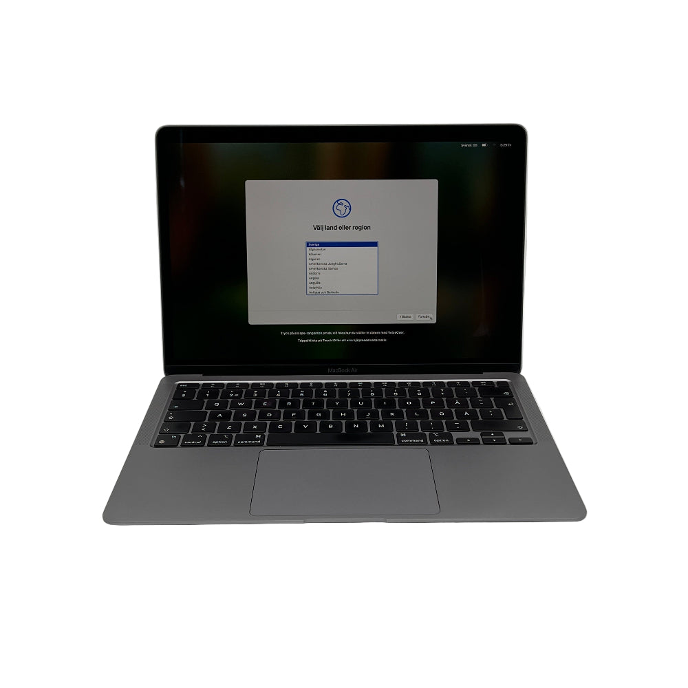Begagnad MacBook Air 13" 2020 - M1 - 8GB - 256GB - Rymdgrå