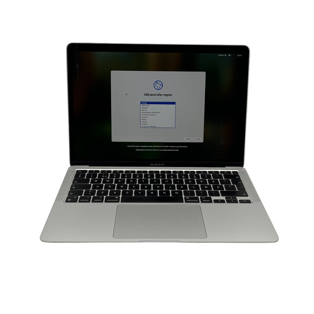 Begagnad MacBook Air 13" M1 2020 - 16GB - 256GB - Silver