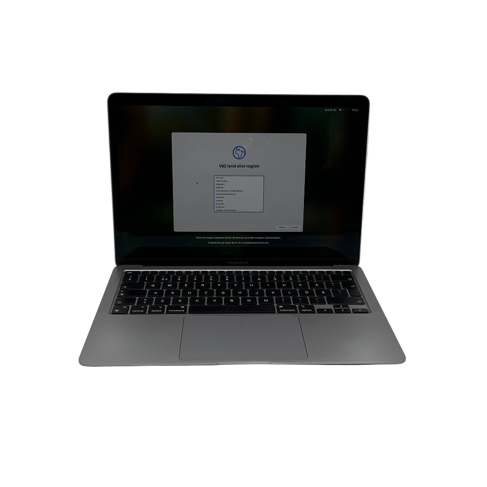 Begagnad MacBook Air 13" M1 2020 - 16GB - 256GB - Rymdgrå