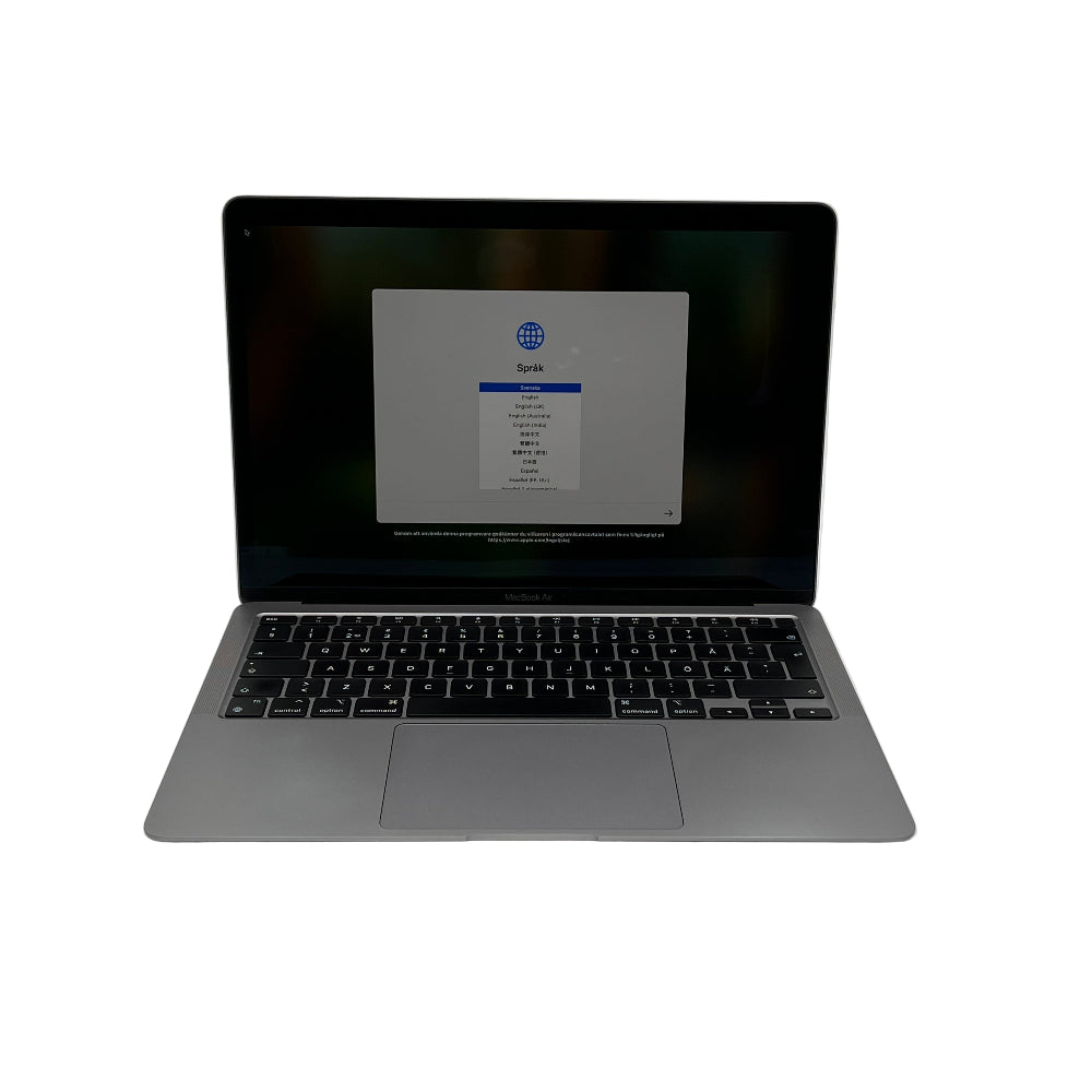 Begagnad MacBook Air 13" M1 2020 - 16GB - 256GB - Rymdgrå