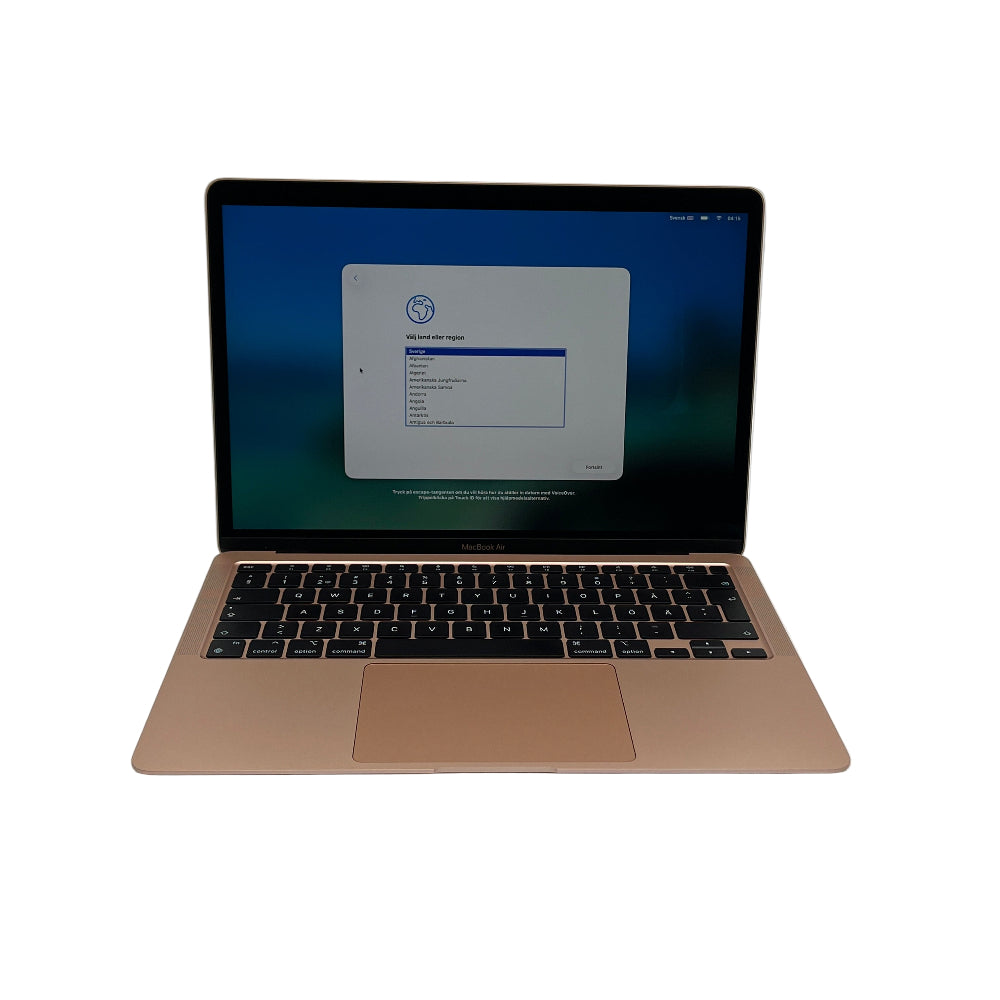 Begagnad MacBook Air 13" 2020 - M1 - 8GB - 256GB - Roseguld
