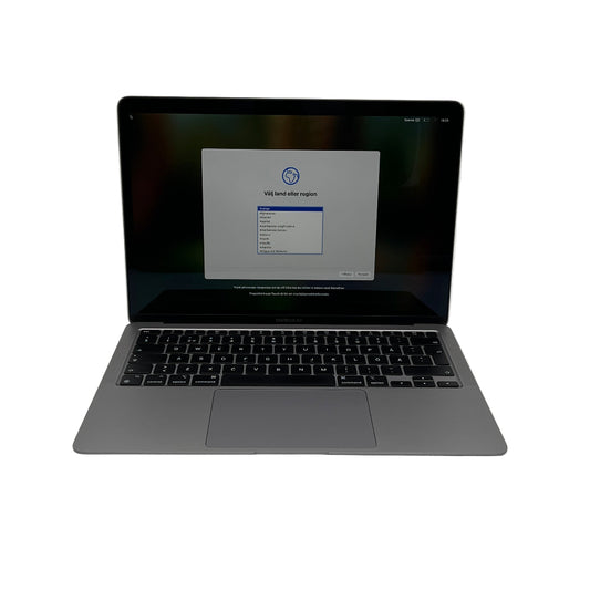 Begagnad MacBook Air 13" 2020 - M1 - 8GB - 256GB - Rymdgrå