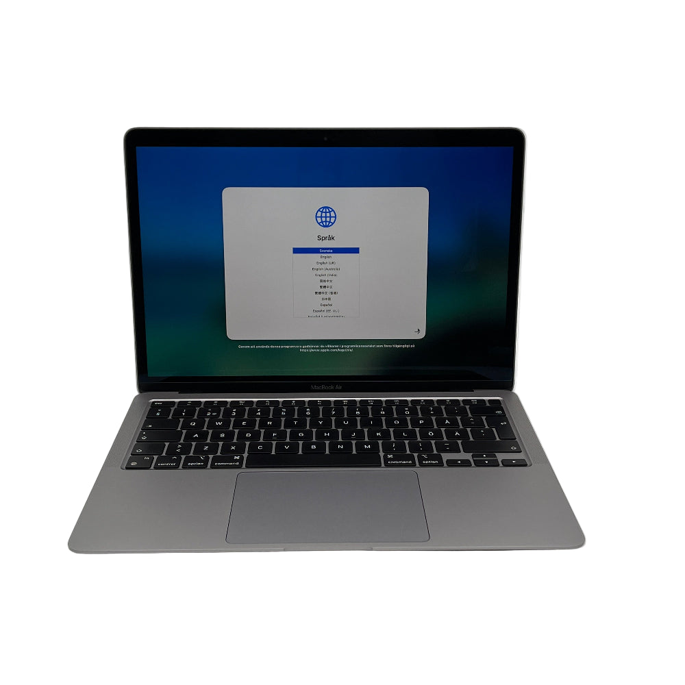 Begagnad MacBook Air 13" 2020 - M1 - 8GB - 256GB - Rymdgrå