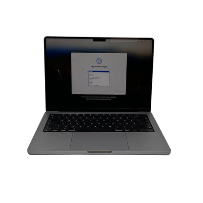 Begagnad MacBook Pro 14" 2021 - M1 Pro - 16GB - 512GB - Rymdgrå