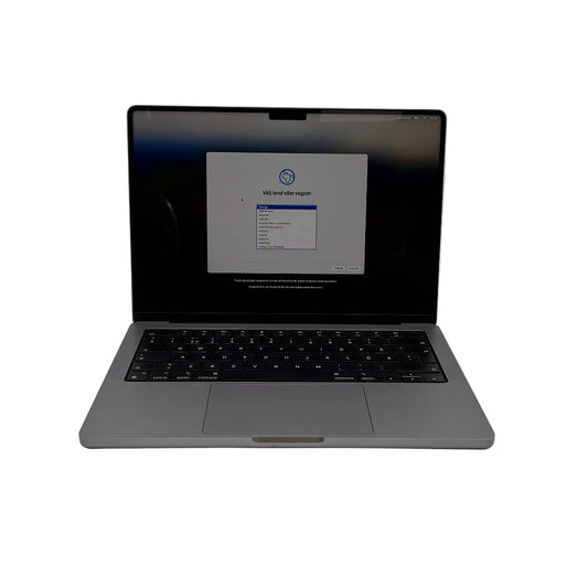 Begagnad MacBook Pro 14" 2021 - M1 Pro - 16GB - 512GB - Rymdgrå