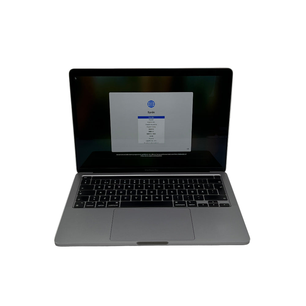 Begagnad MacBook Pro 13" M2 2022 - 16GB - 256GB - Rymdgrå