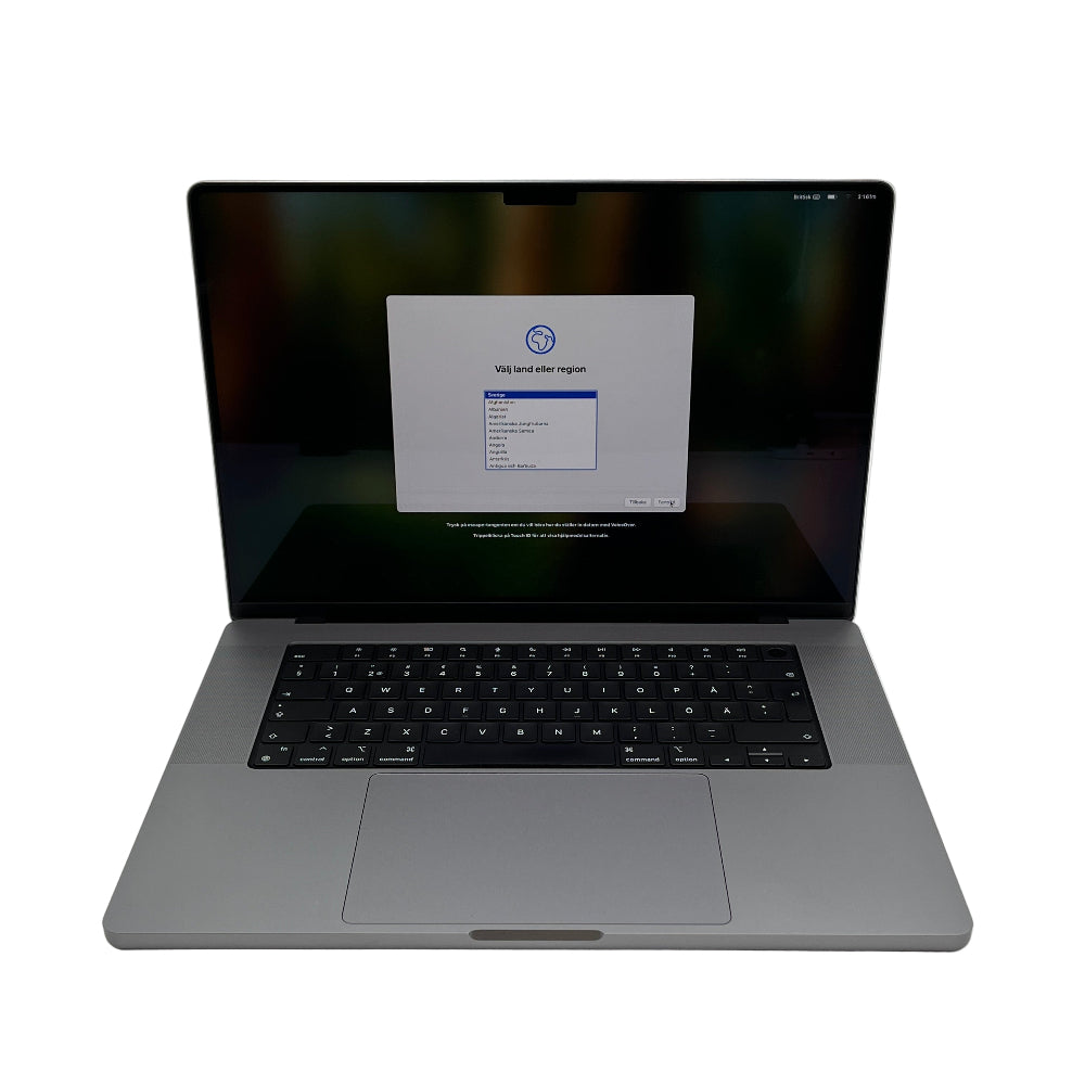 Begagnad MacBook Pro 16" M1 Pro 2021 - 32GB - 512GB - Rymdgrå