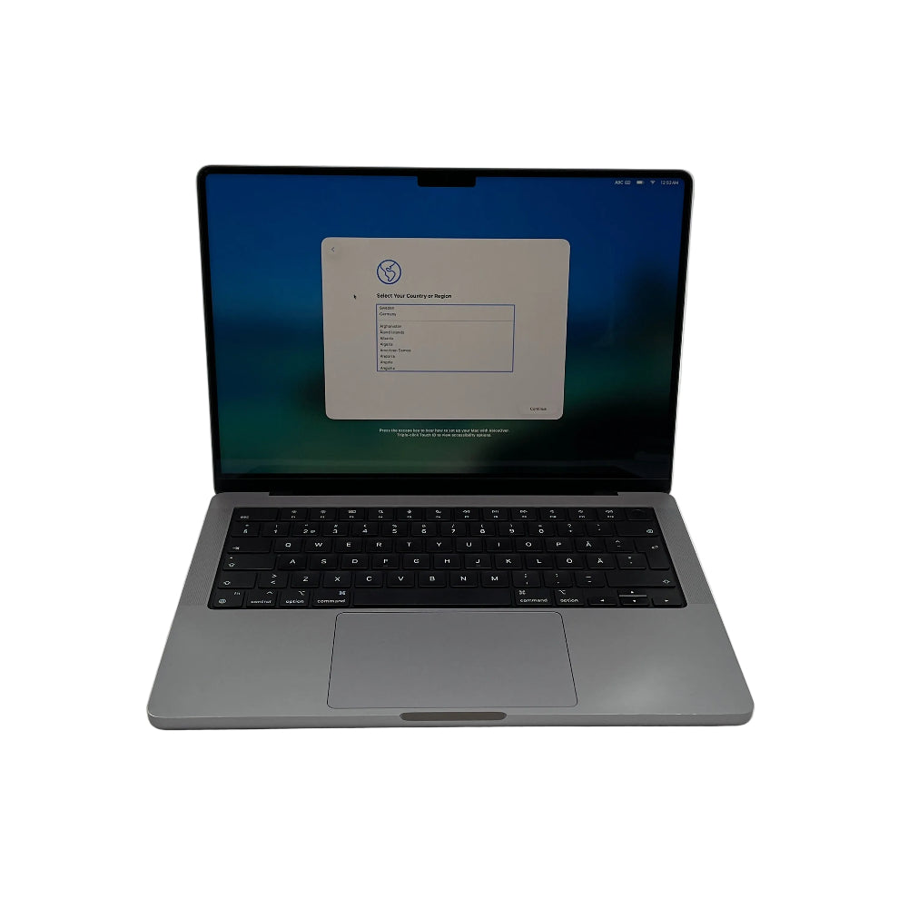 Begagnad MacBook Pro 14" 2021 - M1 Pro - 16GB - 512GB - Rymdgrå