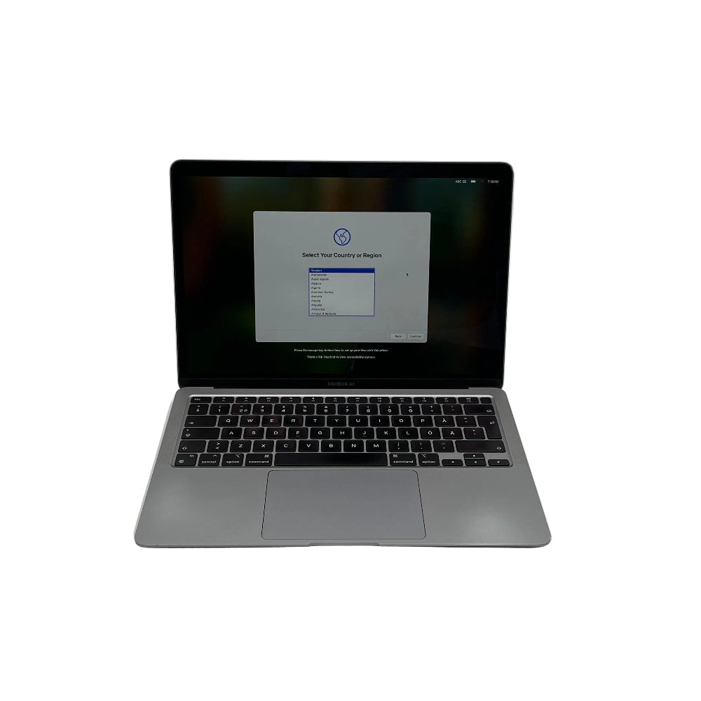 Begagnad MacBook Air 13" 2020 - M1 - 16GB - 256GB - Rymdgrå