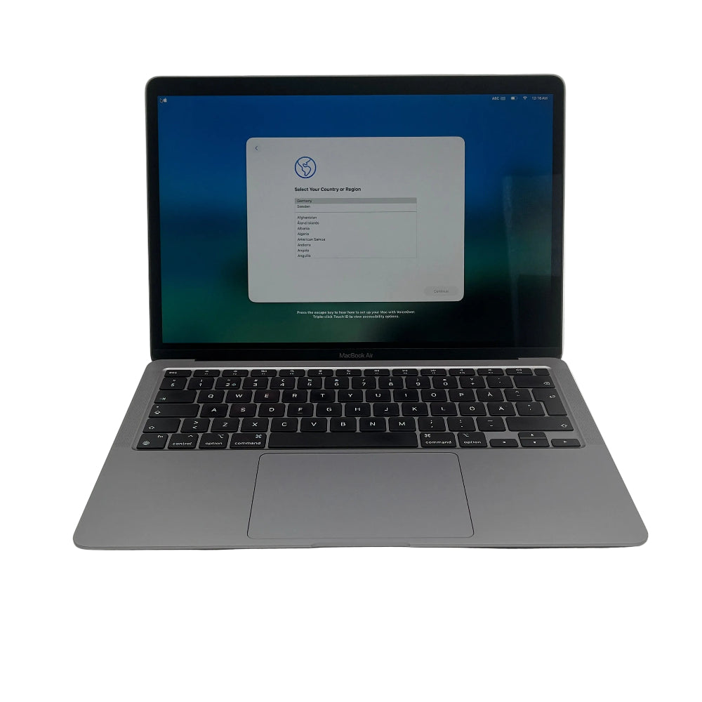 Begagnad MacBook Air 13" M1 - 2020 - 8GB - 512GB - Rymdsgrå