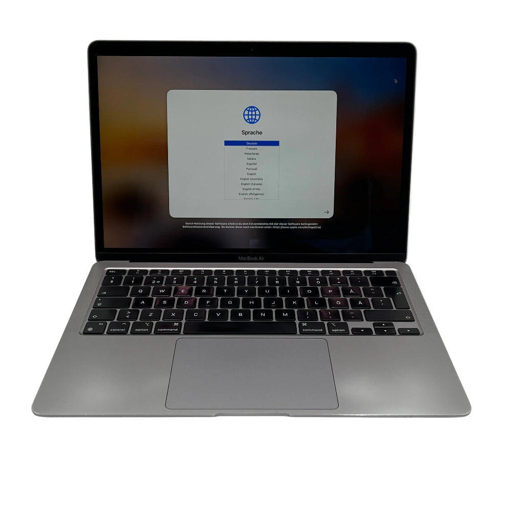 Begagnad MacBook Air 13" 2020 - M1 - 8GB - 256GB - Rymdgrå