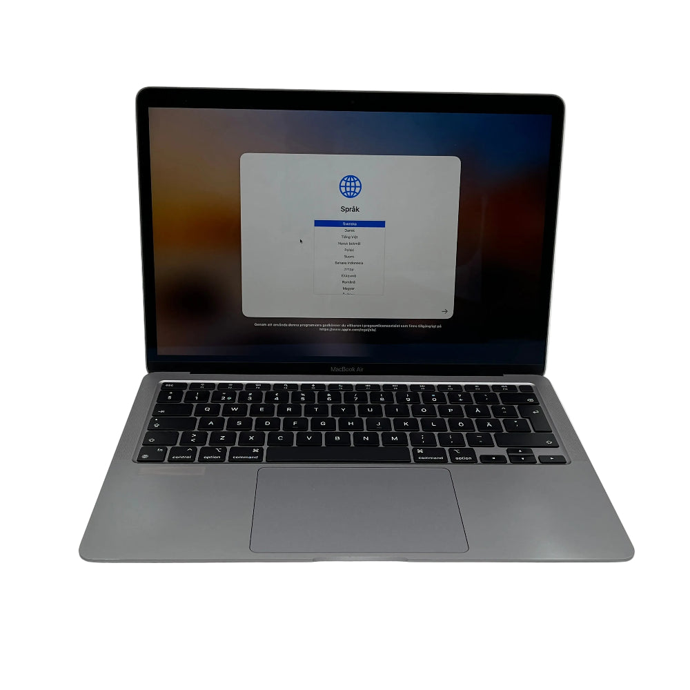 Begagnad MacBook Air 13" 2020 - M1 - 16GB - 256GB - Rymdgrå