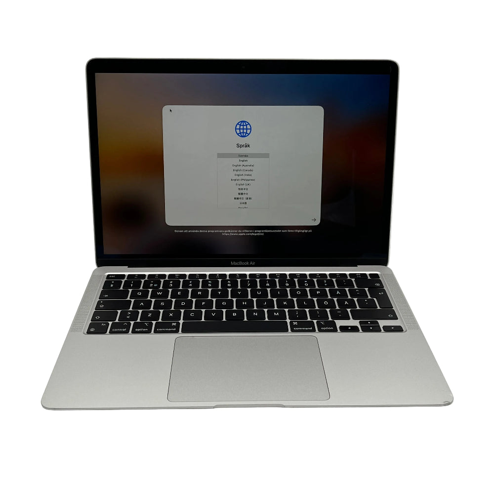 Begagnad MacBook Air 13" 2020 - M1 - 16GB - 256GB - Silver