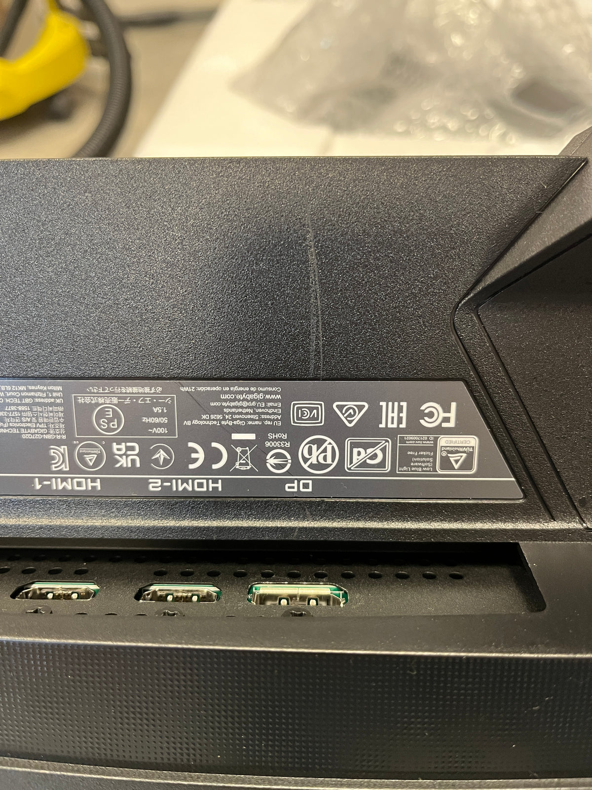 Outlet Gigabyte G27Q20 27" - 2560x1440 SS-IPS 210Hz