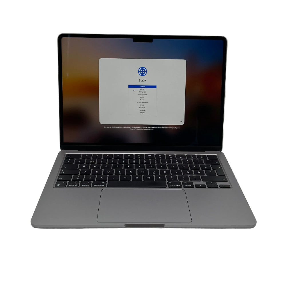 Begagnad MacBook Air 13" - M2 - 2022 - 16GB - 512GB - Rymdgrå