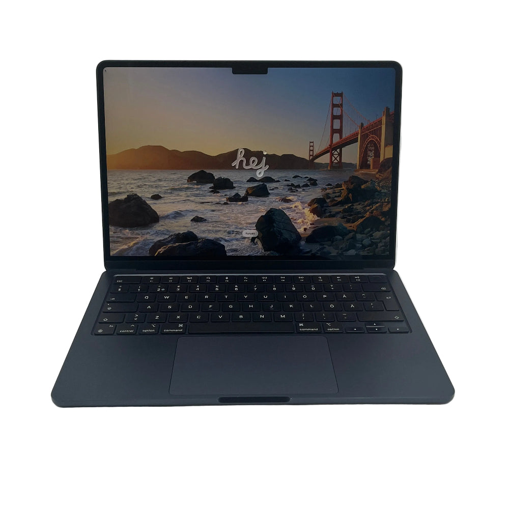 Begagnad MacBook Air 13" - M2 - 2022 - 16GB - 512GB - Midnatt