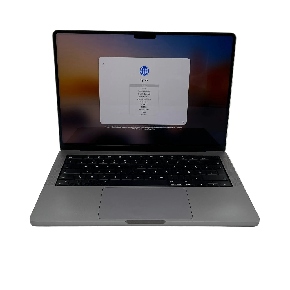 Begagnad MacBook Pro 14" - M1 Pro - 32GB - 1TB - Rymdgrå