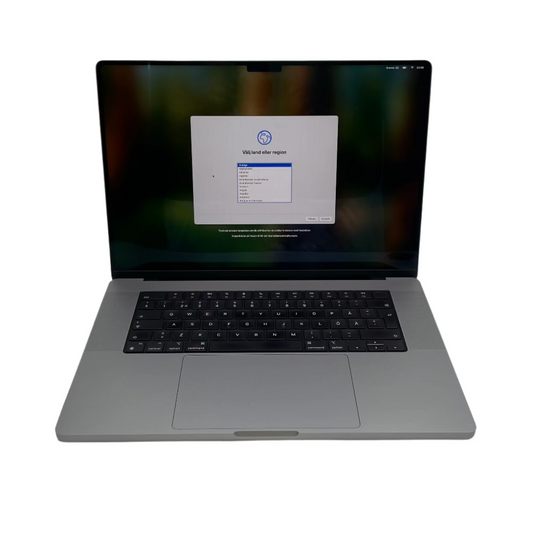 Begagnad MacBook Pro 16" 2021 - M1 Pro - Rymdgrå