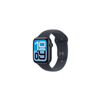 Apple Watch SE 3 GPS 44mm Midnatt Aluminium Midnatt Sportband S/M