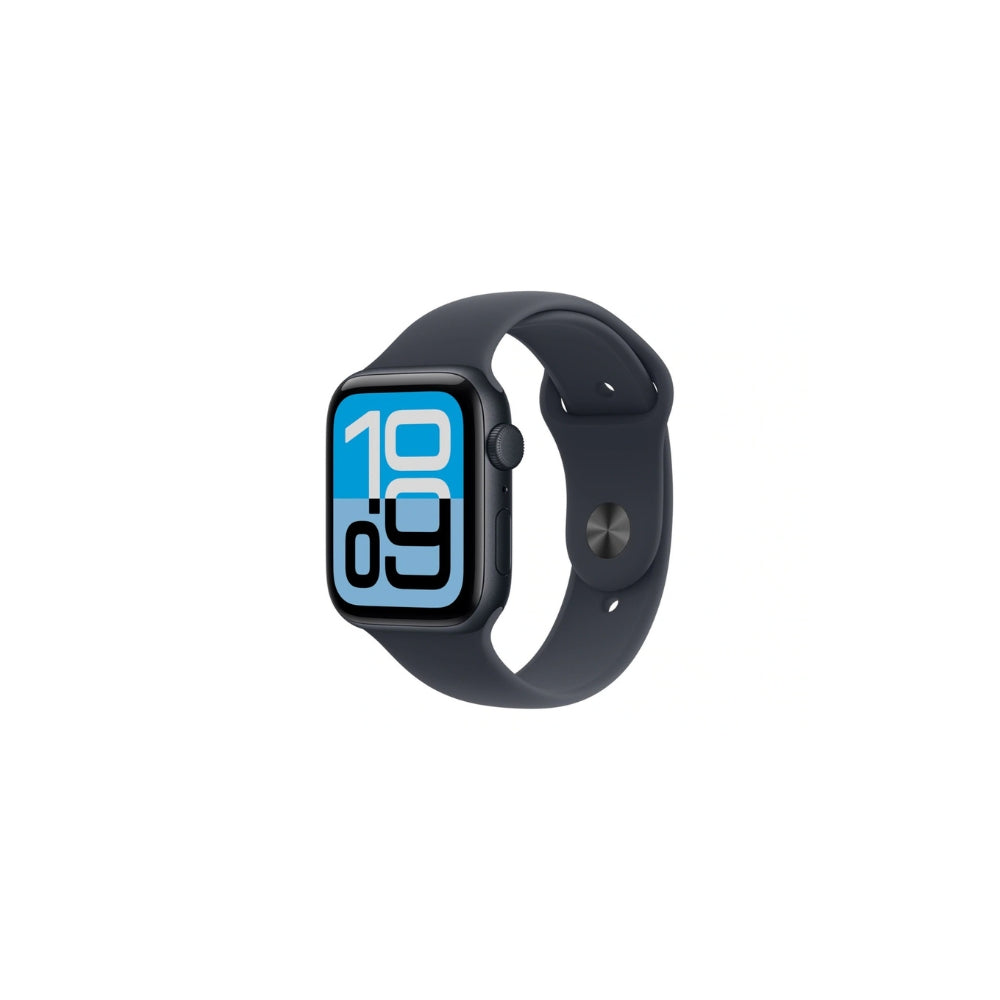 Apple Watch SE 3 GPS 44mm Midnatt Aluminium Midnatt Sportband M/L