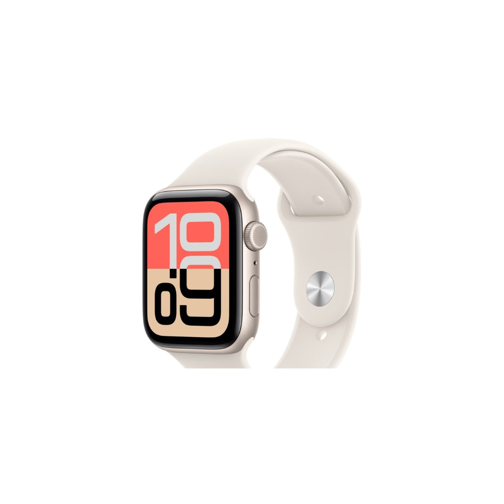 Apple Watch SE 3 GPS + Cellular 44mm Stjärnglans Aluminium Stjärnglans Sportband M/L