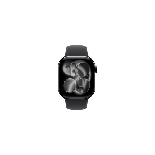 Apple Watch Series 11 GPS 42mm Gagatsvart Aluminium Svart Sportband S/M